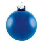 Boule de Noel en verre 6pcs./blister mat Color: bleu mat...