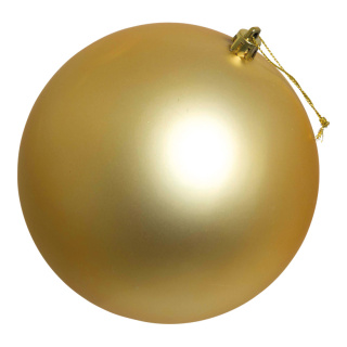 Boule de Noel  sans soudure mat Color: or mat Size: Ø 14cm