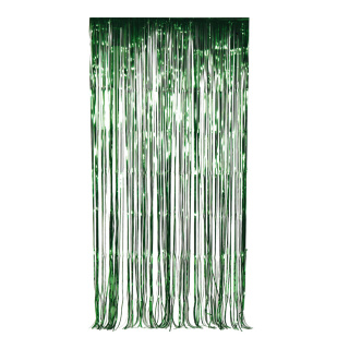 Rideau de fil  feuille métallique Color: vert Size: 100x200cm