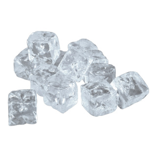 Eiswürfel 12Stck./Btl., Kunststoff     Groesse: 3x3cm    Farbe: transparent     #