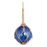 Glass ball with rope  - Material: length incl. cord 36cm...