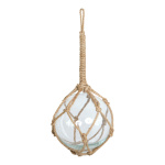 Glass ball with rope length incl. cord 36cm     Size:...