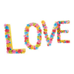 Lettering "LOVE"  - Material: made of styrofoam...