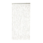 Disc curtain  - Material: 36 strings plastic - Color: clear/silver - Size: 90x180cm