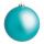 Christmas ball  - Material:  - Color: matt aqua - Size: Ø 25cm