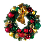 Fir wreath  - Material: decorated made of plastic -...