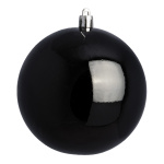 Christmas ball black shiny 12 pcs./bag - Material:  -...