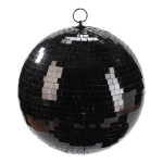 Mirror ball black  - Material: styrofoam with glass discs...