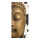 Motif imprimé "Buddha" tissu  Color: or Size: 180x90cm