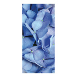 Motif imprimé "Hortensia Bleu" tissu...