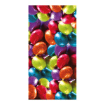 Banner "Metalllic eggs" fabric - Material:  - Color: multicoloured - Size: 180x90cm