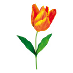 Tulipe sur tige en plastique/soie synthétique...