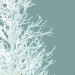 Coral tree  - Material: plastic with glitter - Color:...