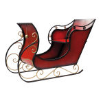Metal sleigh with bells - Material:  - Color: red - Size:...