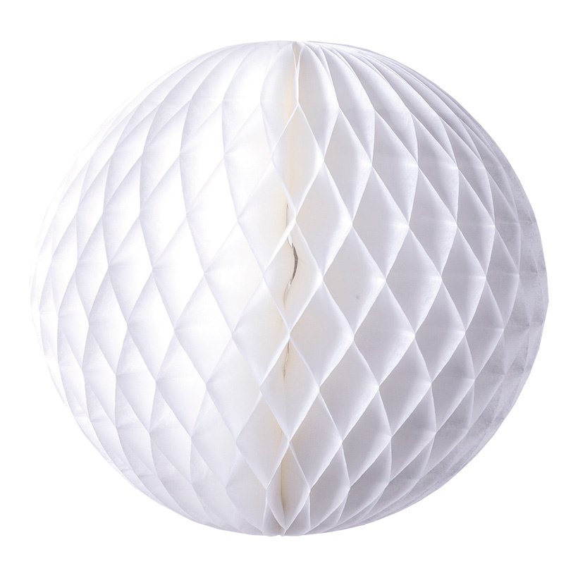 Honeycomb ball made of paper with nylon hanger - Material: flame