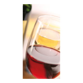 Motif imprimé "Verres à vin" tissu  Color: coloré Size: 180x90cm