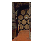 Banner "Wine Cellar" fabric - Material:  -...