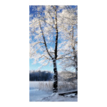 Banner "Tree in white frost" paper - Material:...