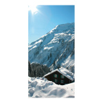 Banner "Alpine Hut" fabric - Material:  -...