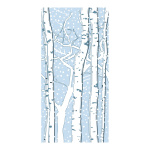 Motivdruck "Birken im Schnee" aus Stoff   Info:...