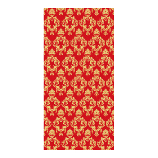 Banner "Ornament" fabric - Material:  - Color: red/gold - Size: 180x90cm