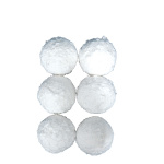 Boules de neige x6 polystyrène  Color: blanc...