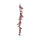 Guirlande de baies avec des baies de polystyrène  Color: rouge Size: 120cm