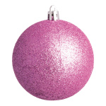Weihnachtskugel, pink glitter      Groesse: Ø 6cm,...