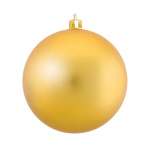 Christmas ball matt gold made of plastic - Material:...