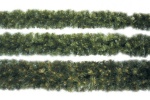 Edeltannenranke d14 cm x 270 cm , Farbe: grün-matt-dicht, 360 tips, verzinkt Draht   Info: SCHWER ENTFLAMMBAR