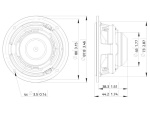 LAVOCE FSN030.71 3" Fullrange, Neodymium Magnet, Steel Basket Driver