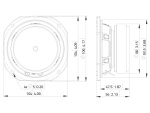 LAVOCE FSF041.00 4 Zoll  Breitbandlautsprecher, Ferrit, Stahlkorb