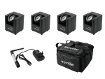 EUROLITE Set 4x AKKU UP-1 + SB-4 Soft Bag + QuickDMX...