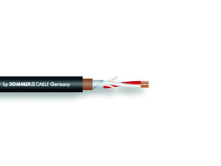 SOMMER CABLE DMX Cable 2x0.34 100m bk BINARY 234