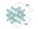 ALUTRUSS DECOLOCK DQ4-PAC41 4-way Cross Piece