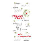 Motif imprimé "Pollen" papier  Color:...