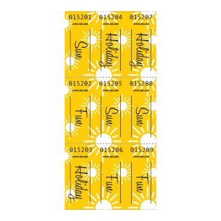 Motif imprimé " Billet De Rêve" tissu  Color: jaune Size: 180x90cm
