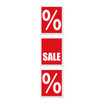 Banner "Sale Stamps" paper - Material:  -...