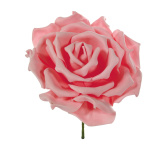 Rose en mousse, avec tige     Taille: Ø 50cm...