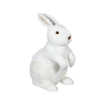 Rabbit standing - Material:  - Color: white - Size: 31cm