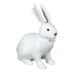 Lièvre assis  Color: blanc Size: 30cm