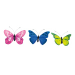 Papillons 3 fois avec fil métallique Color:...