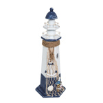 Lighthouse made of wood with decoration     Size: 37x12cm...