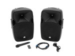 OMNITRONIC XFM-212AP Active 2-way Speaker Set with...