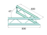 ALUTRUSS BISYSTEM PV-19 2-Weg 45° vertikal