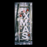 Banner "X-mas" fabric - Material:  - Color:...