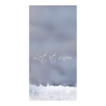 Banner "Let it snow" fabric - Material:  -...