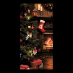 Motivdruck "Weihnacht" aus Stoff   Info: SCHWER...
