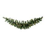 Noble fir swag with 50 LEDs - Material: IP44 for outside...