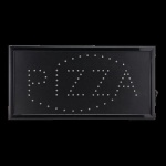 LED PIZZA Reklame - Rot & Blau aufleuchtend - 220v AC...